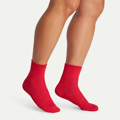 Women's Wide Rib Quarter Socks - US 1226
