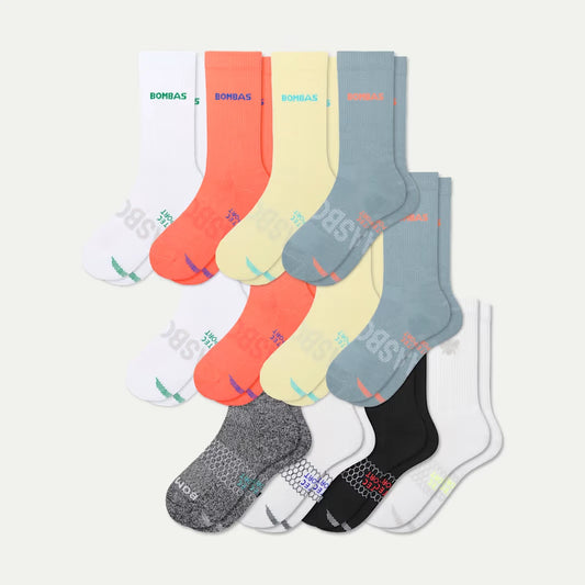 Youth All Sport Calf Sock 12-Pack - US 3546