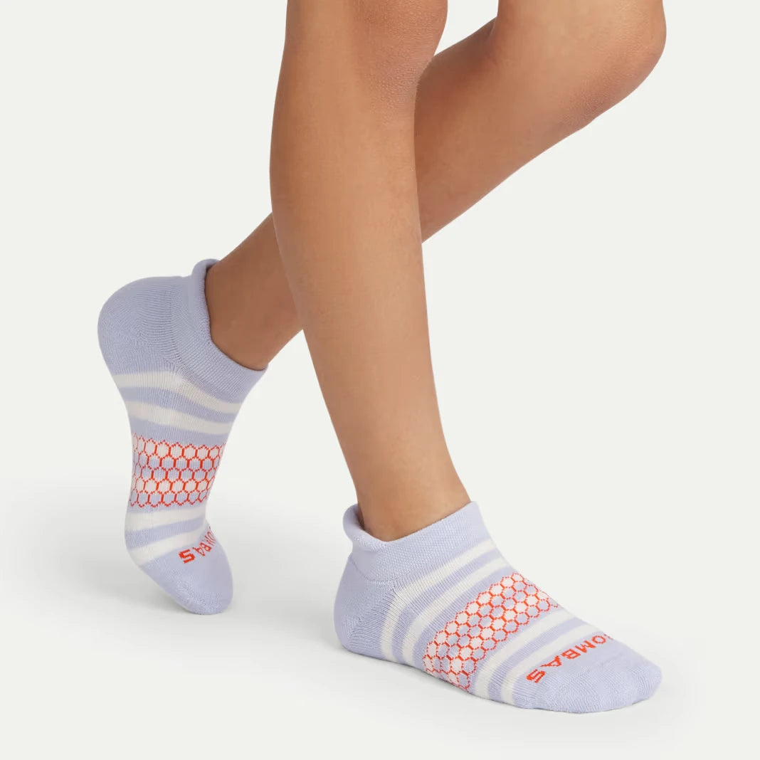 Youth Stripes Ankle Sock 4-Pack - US 1665