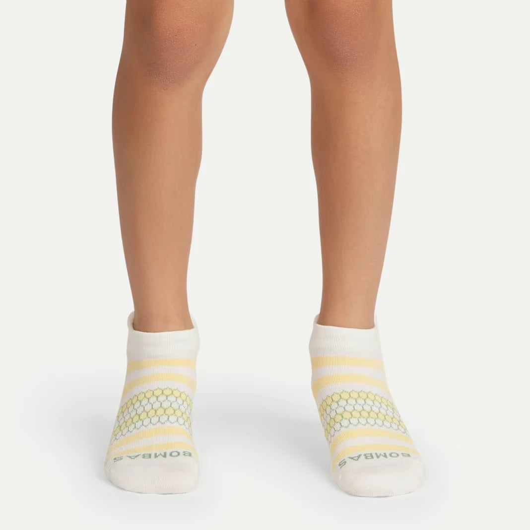 Youth Stripes Ankle Sock 4-Pack - US 1665