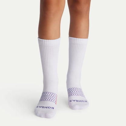 Youth Marl Calf Sock 4-Pack - US 0711