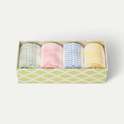 Youth Celebration Calf Sock 4-Pack Gift Box - US 2359