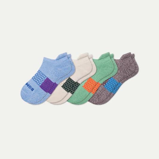 Youth Marl Ankle Sock 4-Pack - US 2001