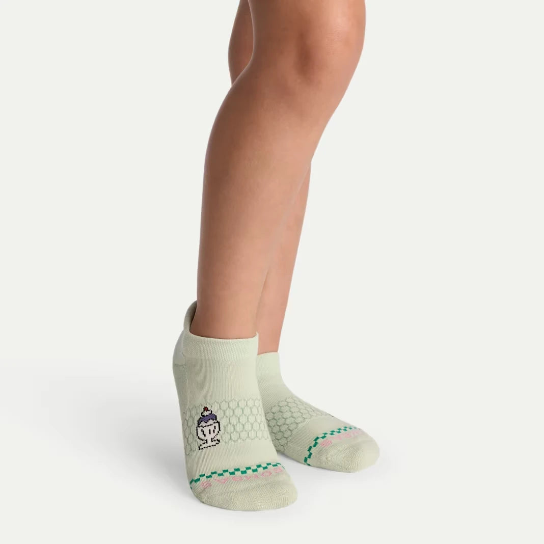 Youth Dinner Party Ankle Sock 4-Pack - US 7613