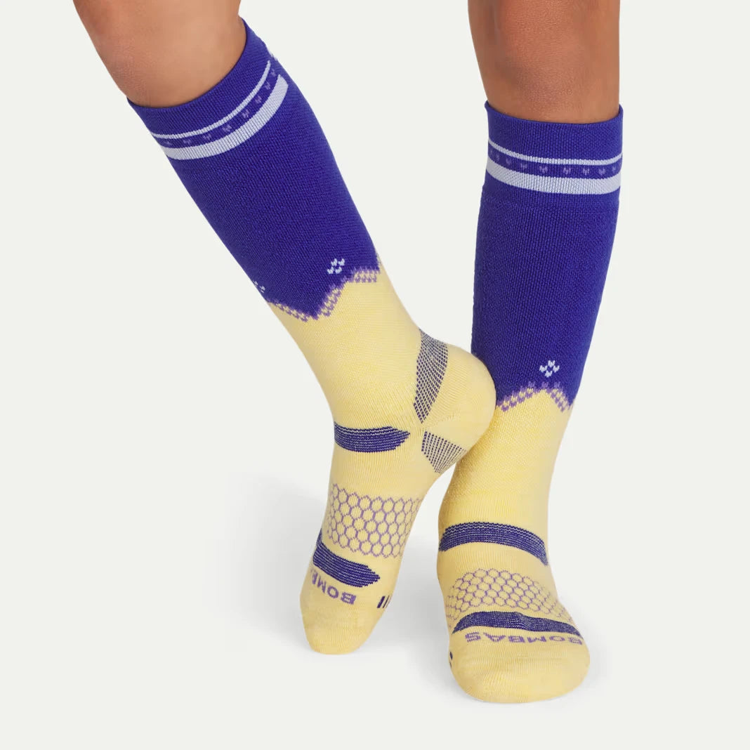 Youth Full-Cushion Merino Wool Blend Ski & Snowboard Sock 6-Pack - US 8969