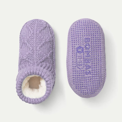 Youth Gripper Slipper Bootie - Sherpa-Lined - US 1125