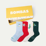 Youth Holiday Calf Sock 4-Pack Gift Box - US 1010