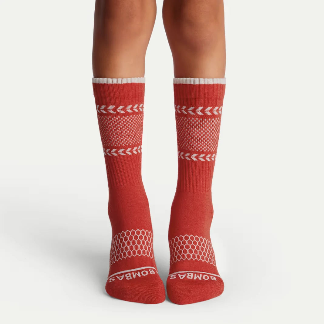 Youth Merino Wool Blend Calf Sock 4-Pack Gift Box - US 0620