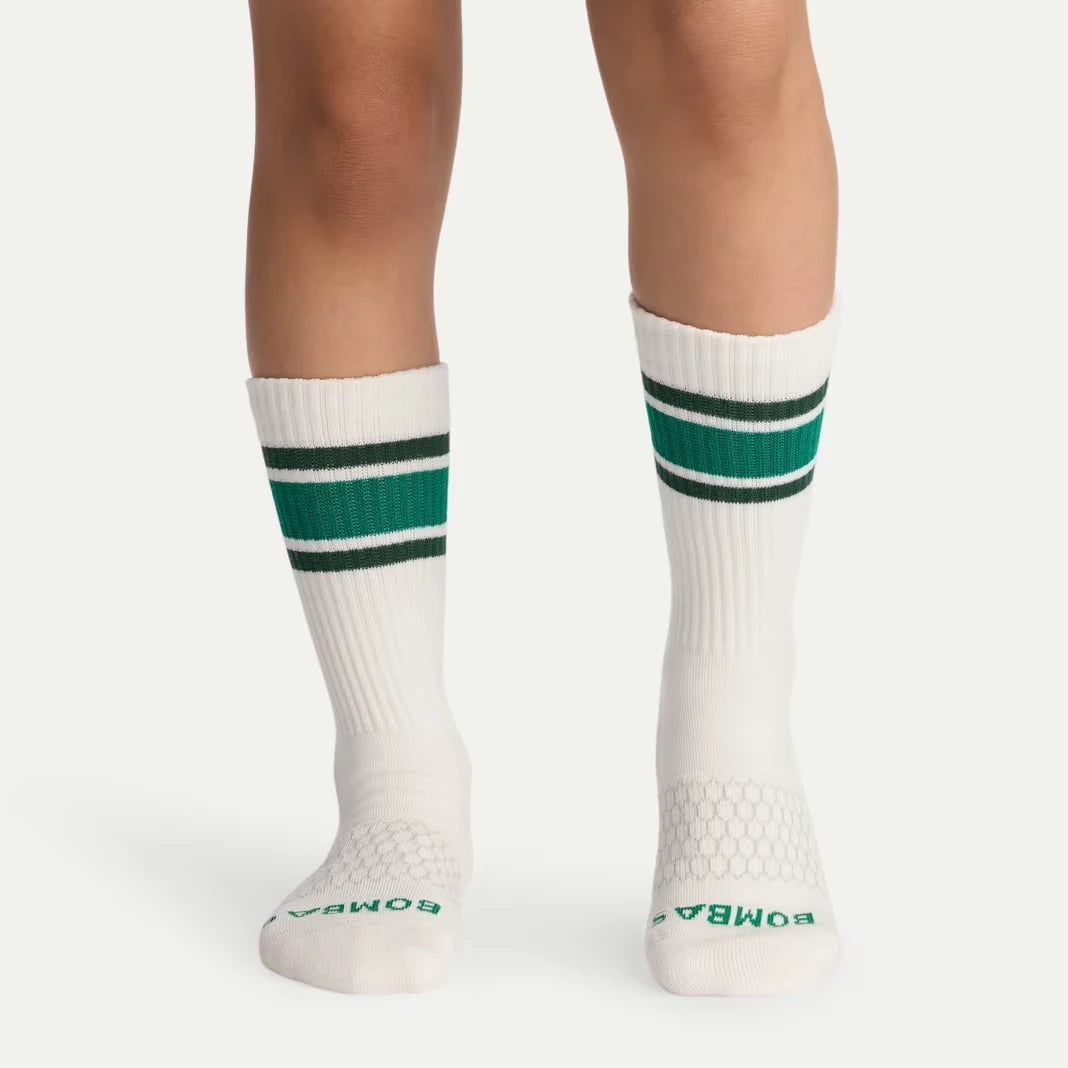 Youth Vintage Stripes Calf Sock 4-Pack - US 6467